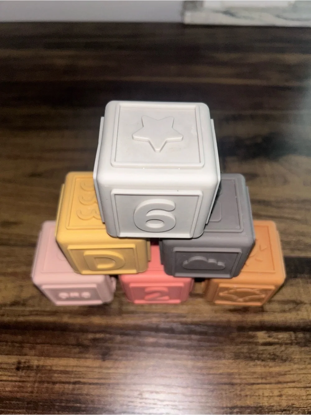 Kids Stacking Blocks for Teething, Play, Bath Time